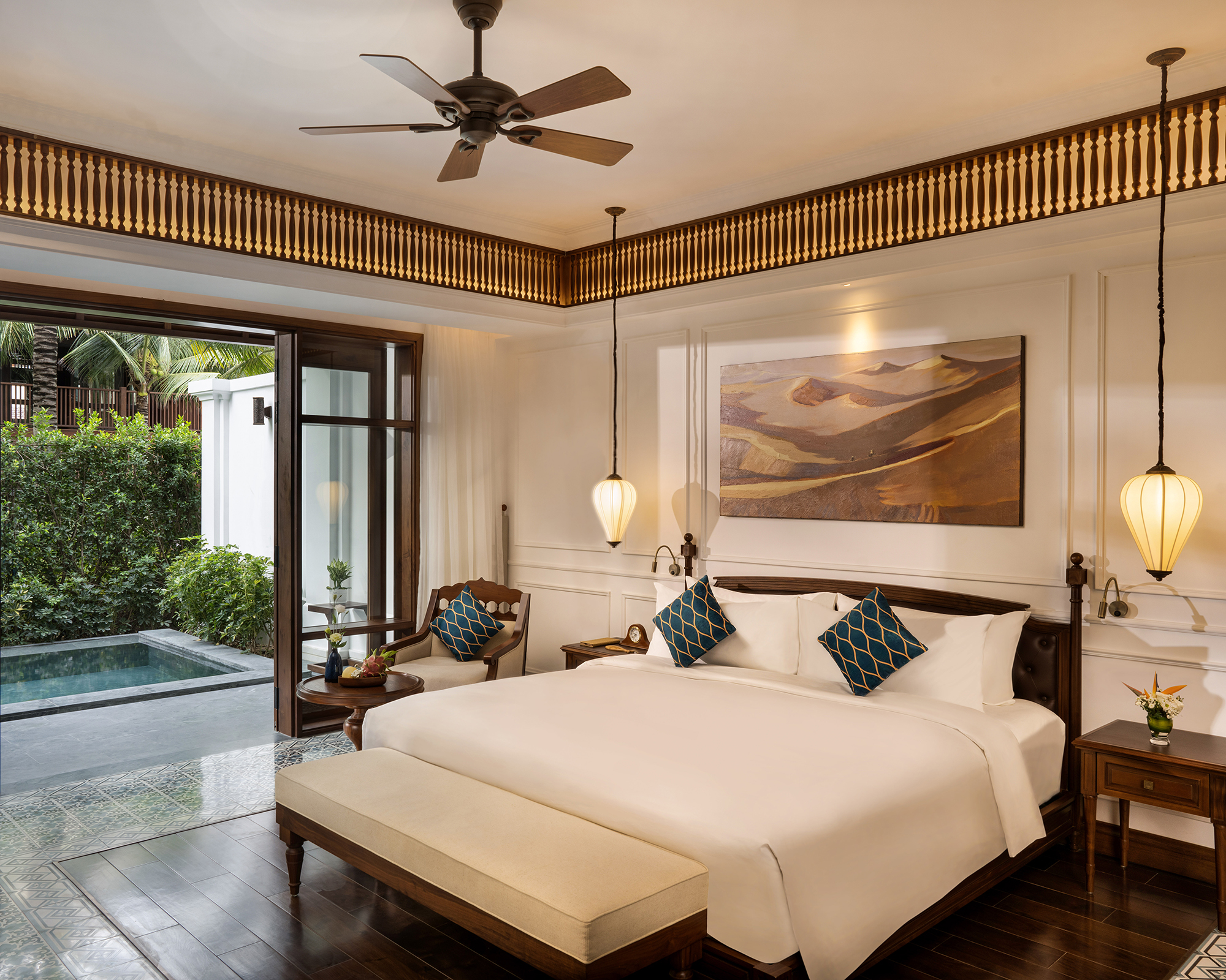Phòng nghỉ cổ điển tại The Anam Mũi Né