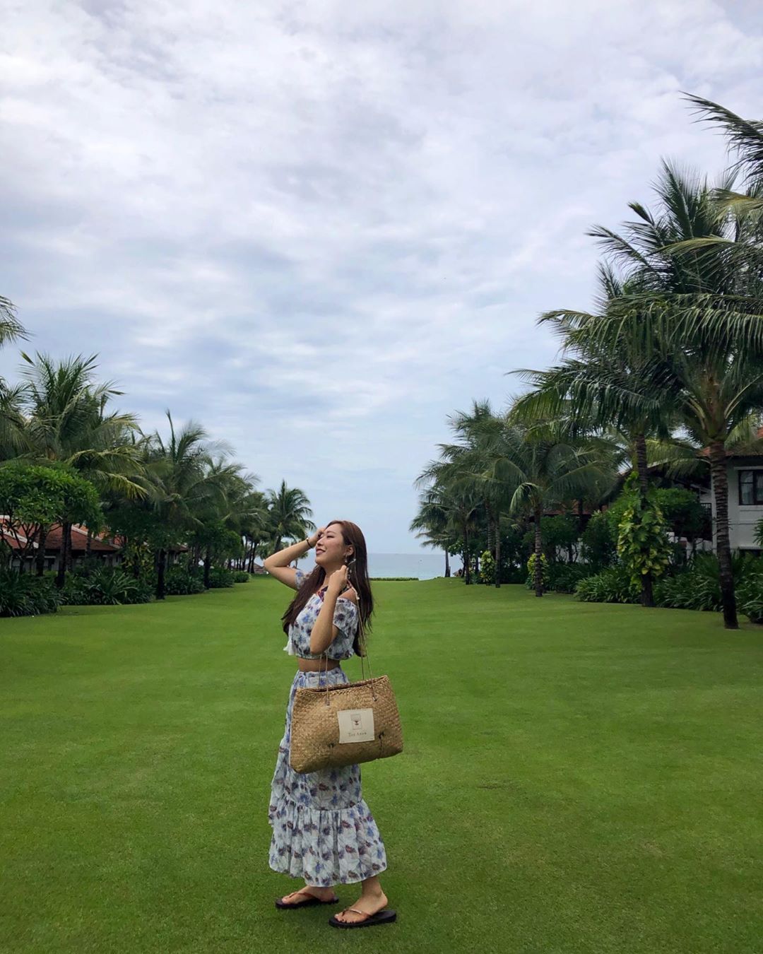 Toàn cảnh khu nghỉ dưỡng The Anam Nha Trang nhìn từ trên cao