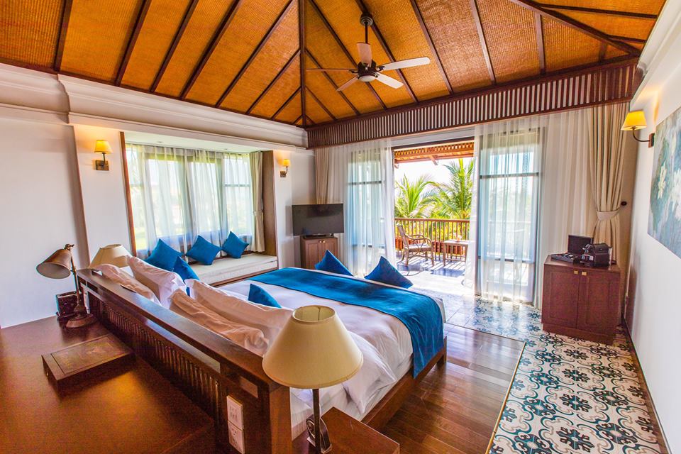 Phòng tắm ngoài trời ấn tượng tại khu nghỉ dưỡng The Anam Nha Trang