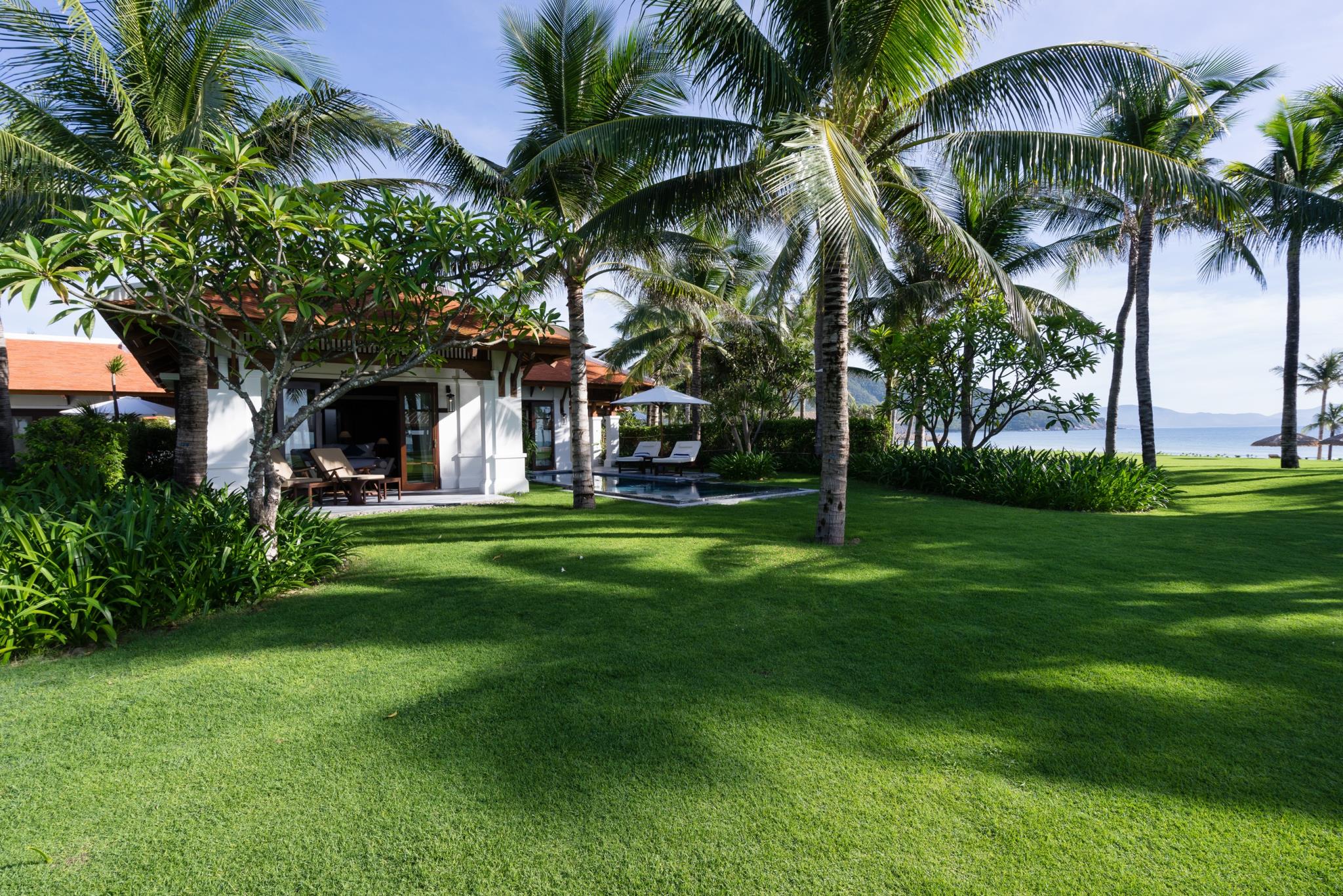 Kiến trúc nội thất gỗ ấm cúng tại resort The Anam Nha Trang