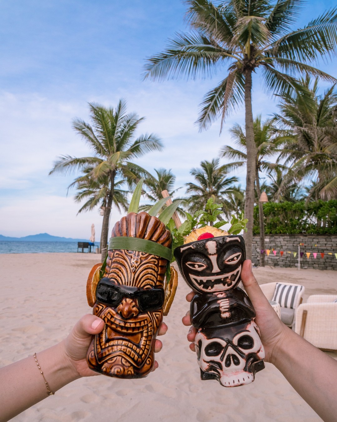 View biển tại Beach Bar Four Seasons Nam Hải