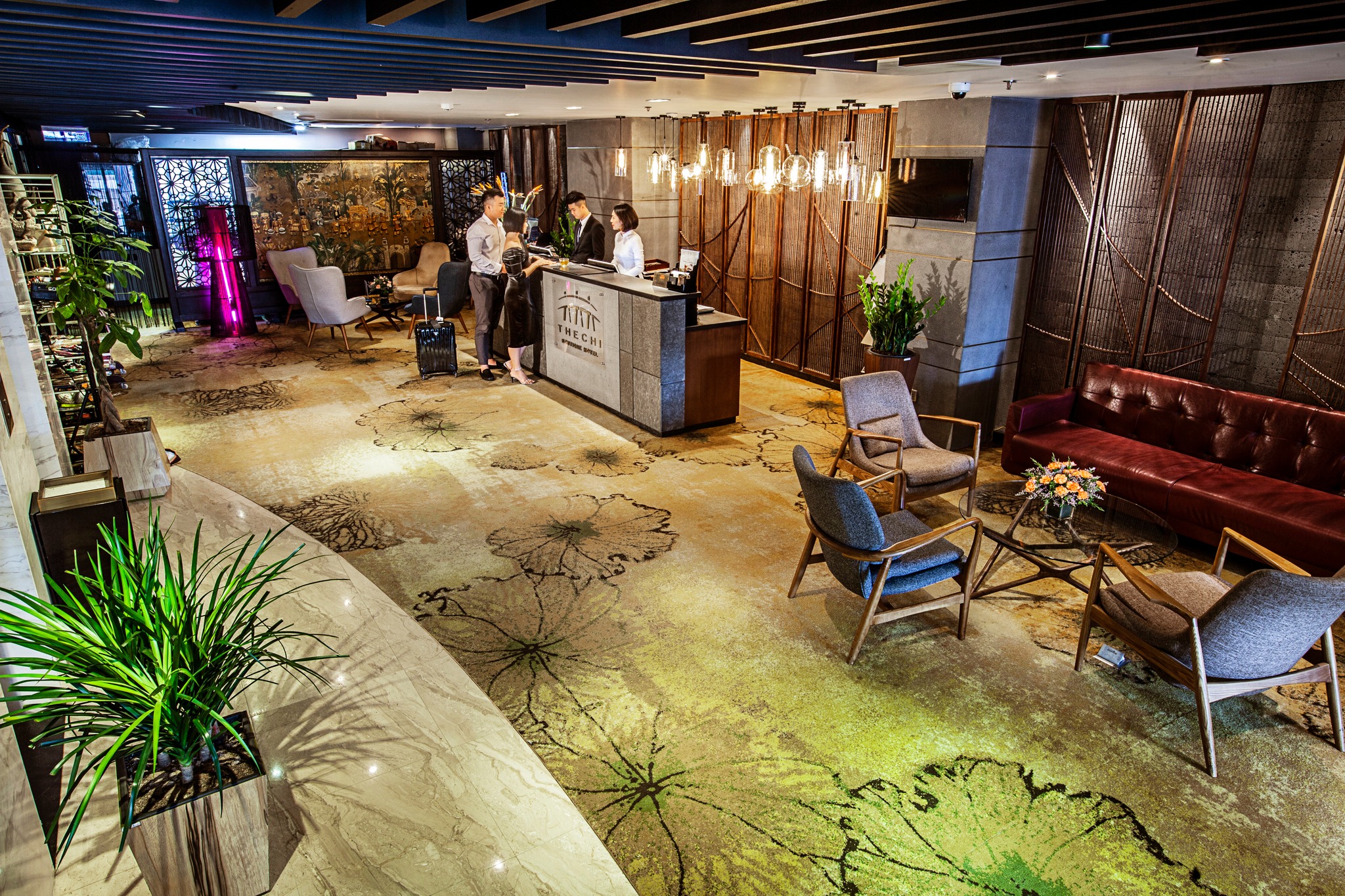Sảnh lễ tân The Chi Boutique Hà Nội