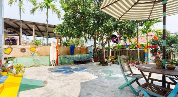 Homestay Hội An The Hoi An Hippie House sân trước