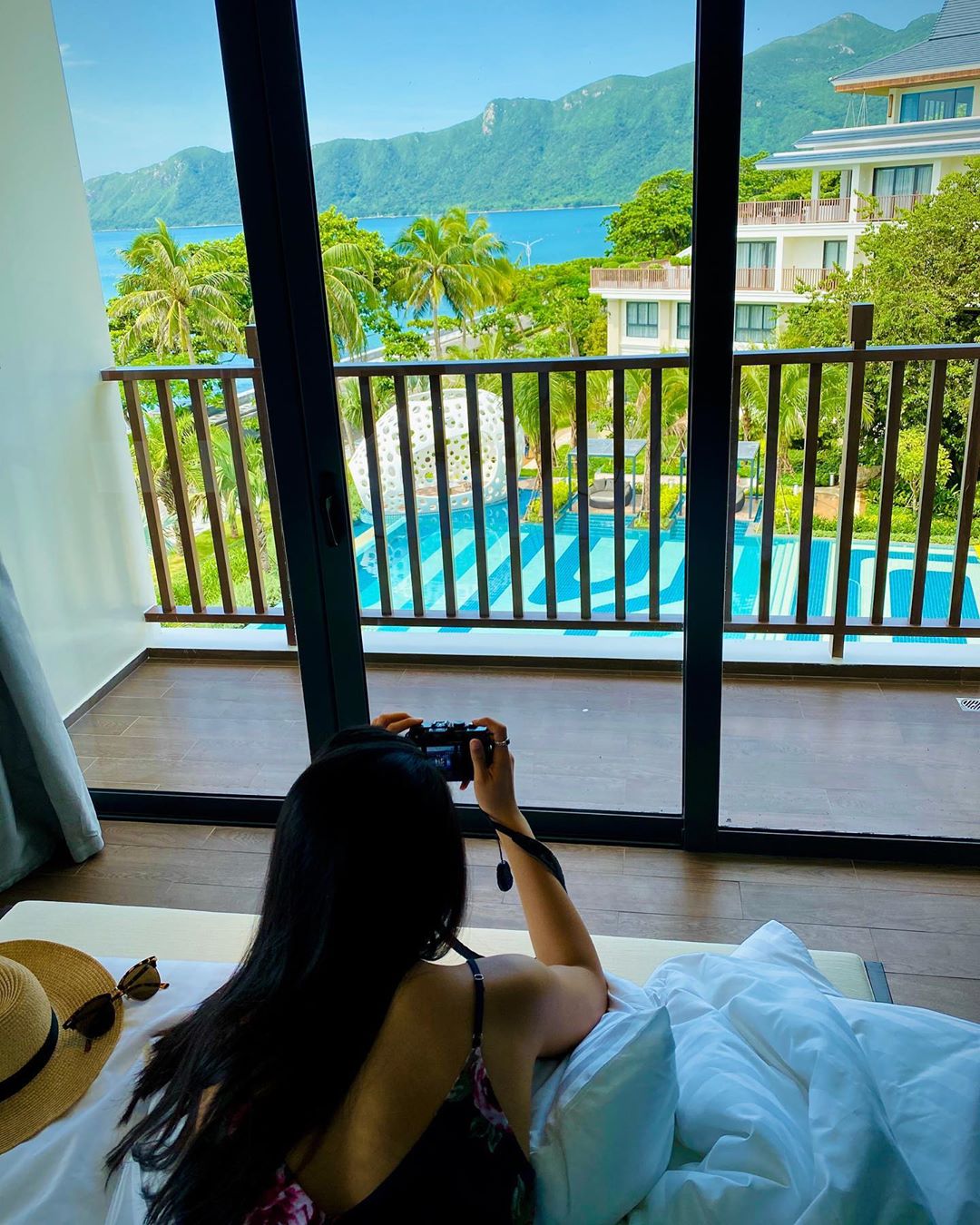 Phòng nghỉ view biển tại The Secret Côn Đảo