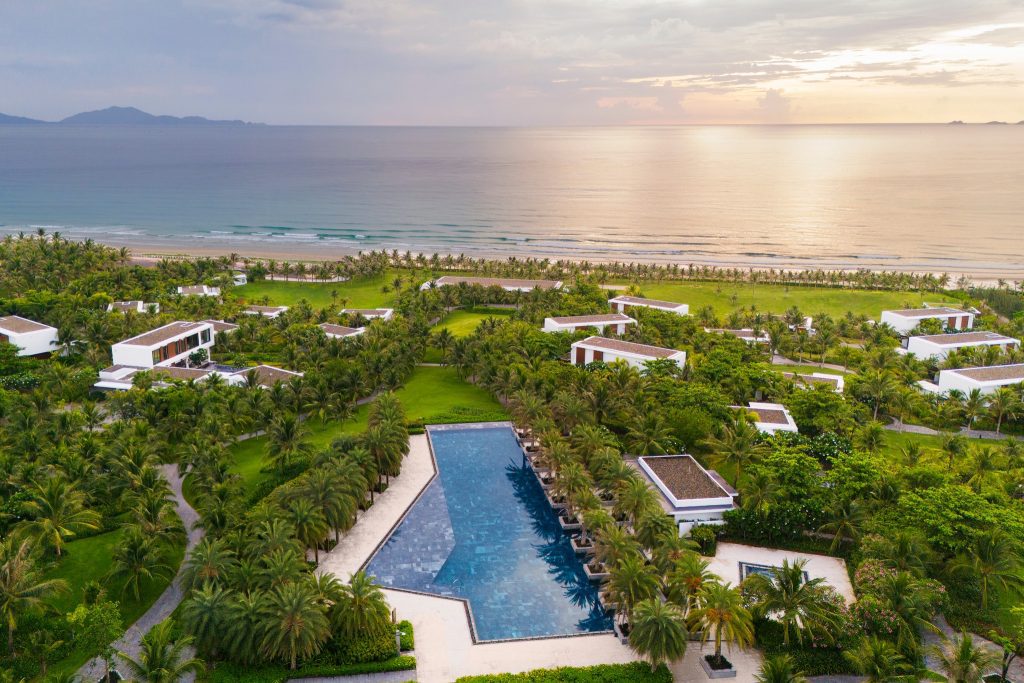Toàn cảnh khu nghỉ dưỡng The Westin Resort & Spa Cam Ranh nhìn từ trên cao