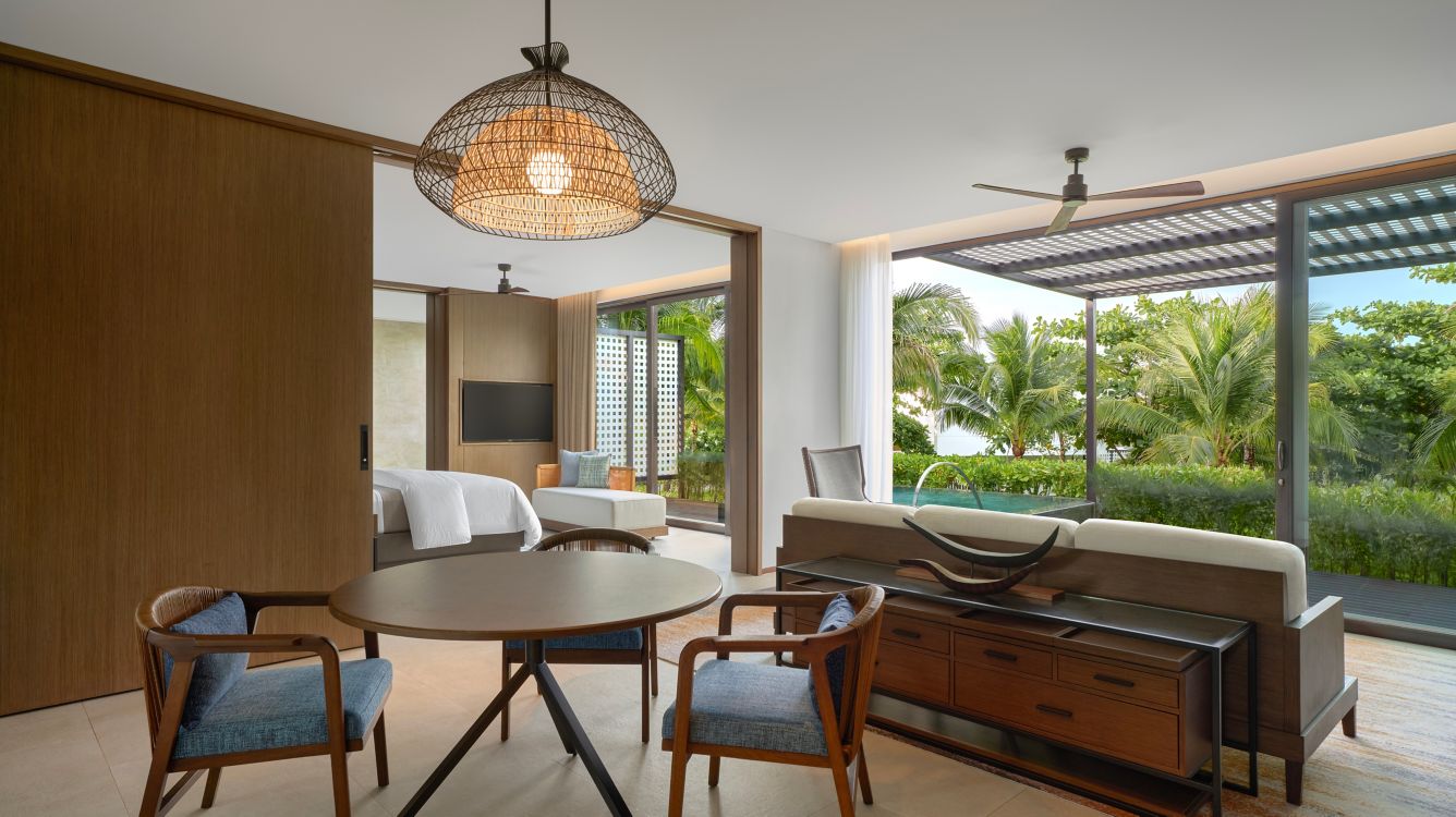 Thiết kế phòng khách biệt thự The Westin Resort & Spa Cam Ranh