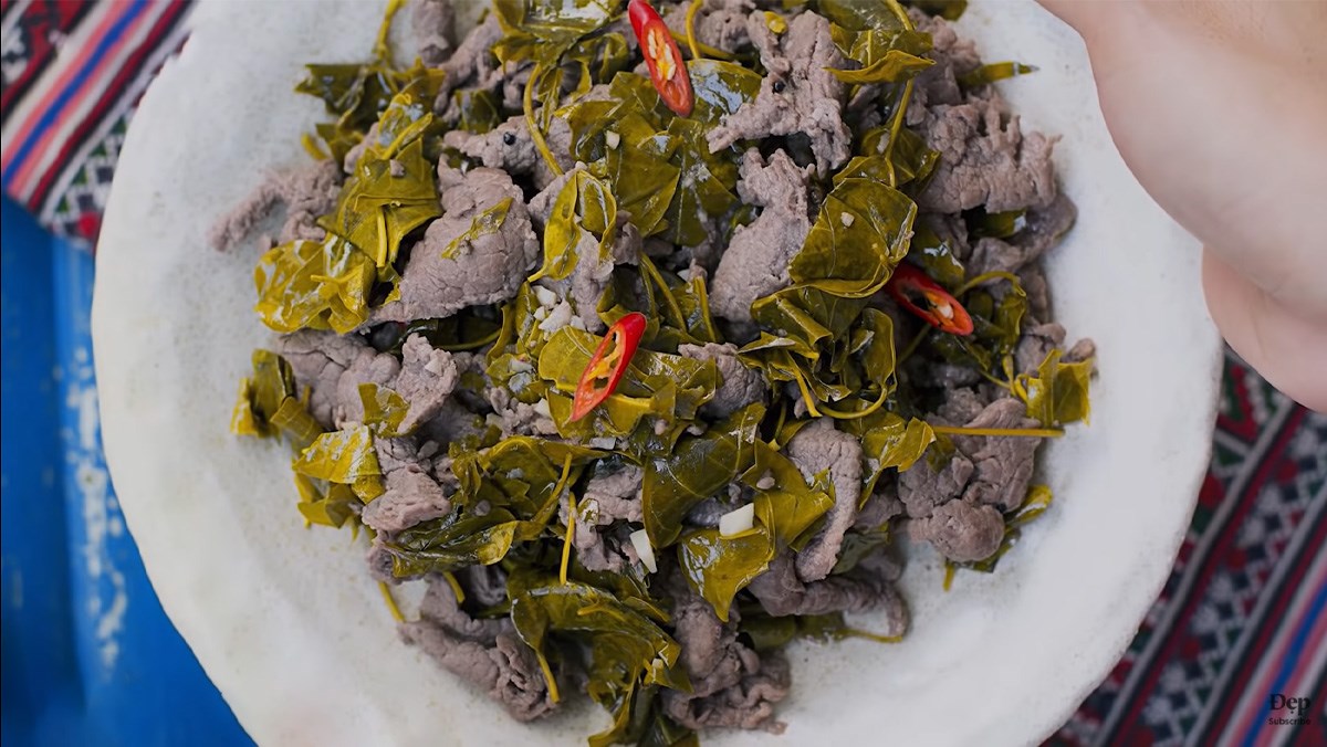 Thịt trâu lá lồm-ivivu