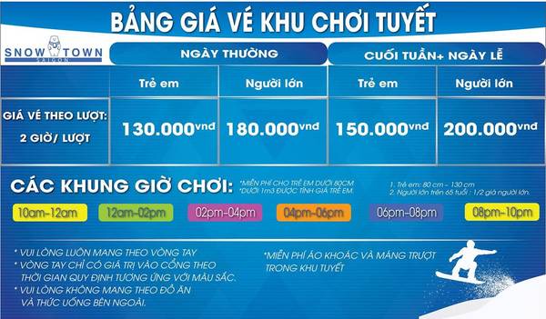 Thị trấn tuyết Sài Gòn Snowtown