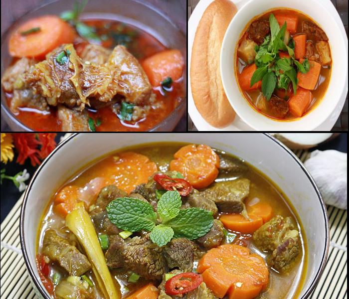 Thành phẩm thịt bò kho sền sệt hấp dẫn