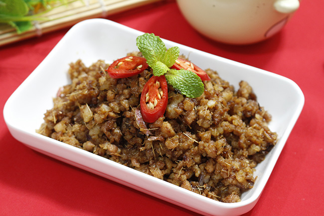 Thịt chưng mắm tép đậm đà
