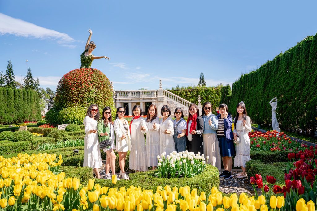 Lễ hội hoa tulip tại Bà Nà Hills