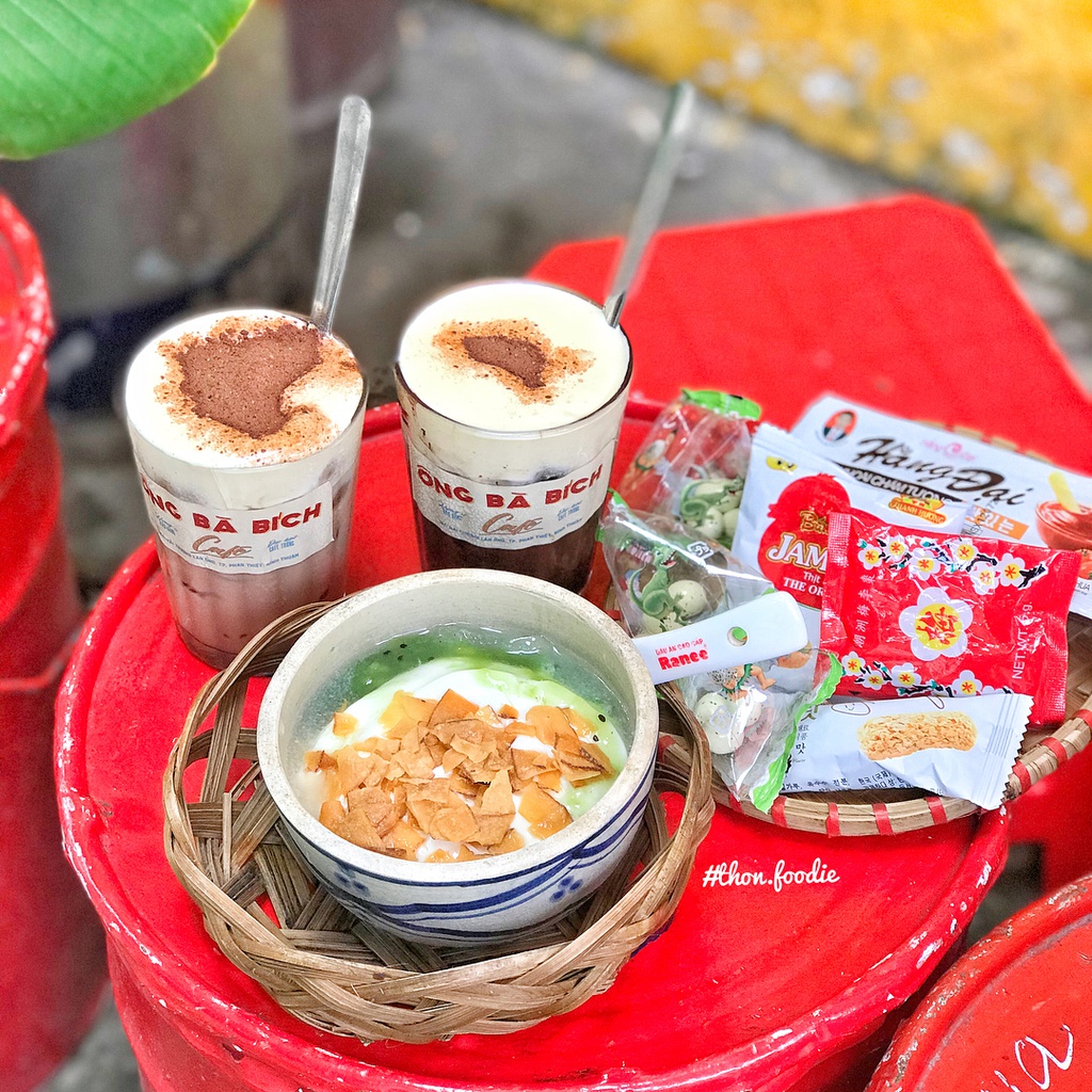 Chi tiết trang trí mộc mạc tại Ông Bà Bích Cafe Phan Thiết