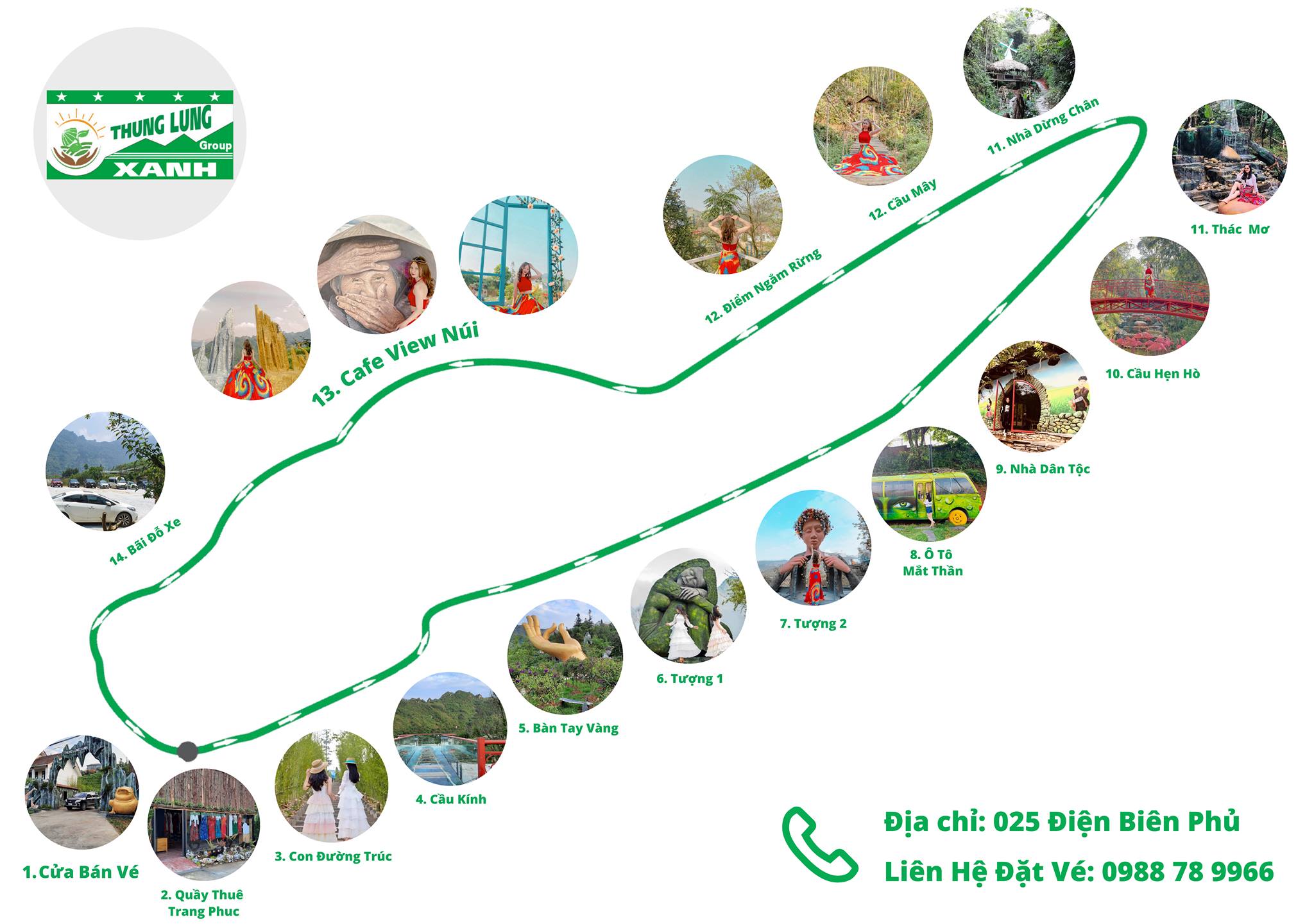 Thung Lũng Xanh Sapa tiểu cảnh xanh mát