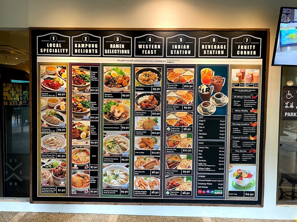 Menu brunch ở Singapore tại Ah Meng Bistro