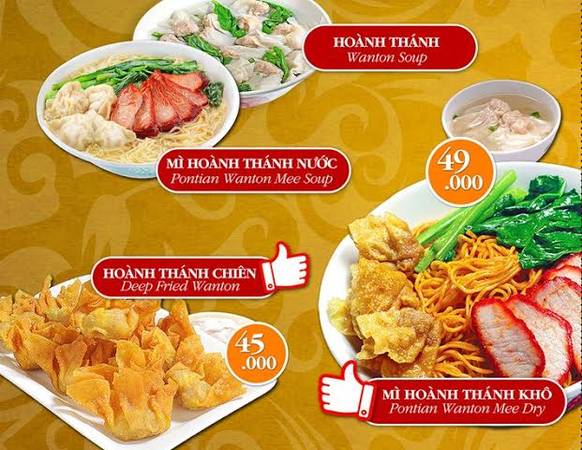 Thực đơn phong phú với hình ảnh đi kèm sinh động tại Friends by Pontian. Ảnh: Friends by Pontian