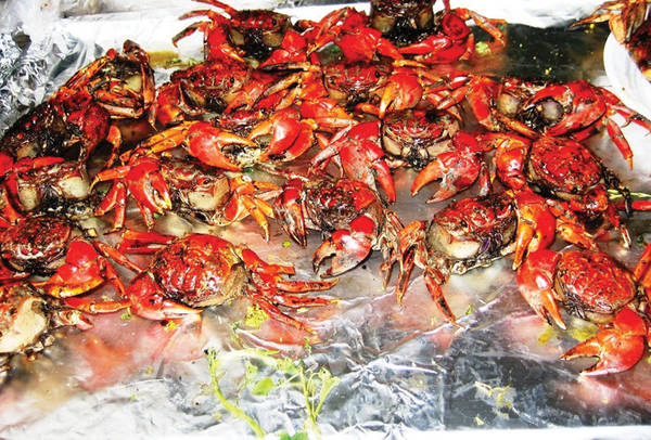Ba khía rang me món ngon miệt biển