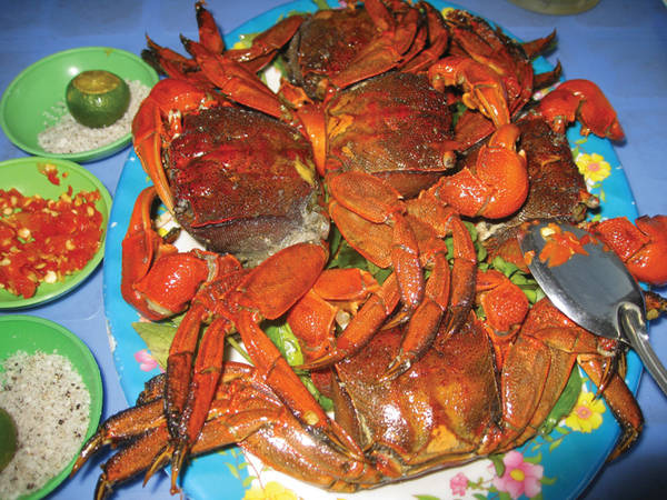 Chù ụ nướng than hồng món ngon miệt biển