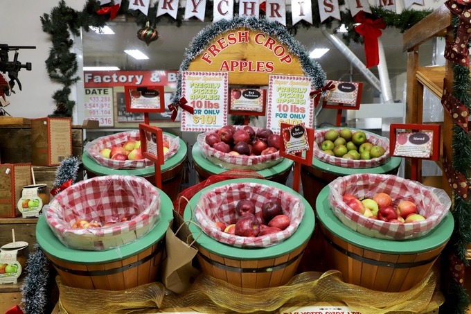 Sản phẩm từ táo tại The Big Apple Canada