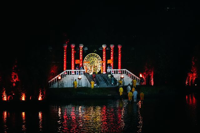 Không gian sân khấu Tinh Hoa Bắc Bộ tại Hà Nội