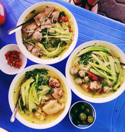 Quán bún bung nổi tiếng khu Trường Chinh Không gian quán bún bung Trường Chinh