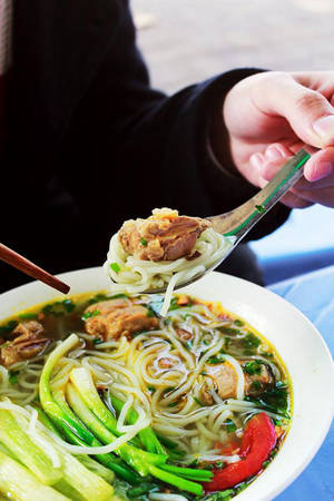 Bún bung ngon tại khu Trường Chinh Đại La Tô bún bung đầy đặn quán ăn Trường Chinh