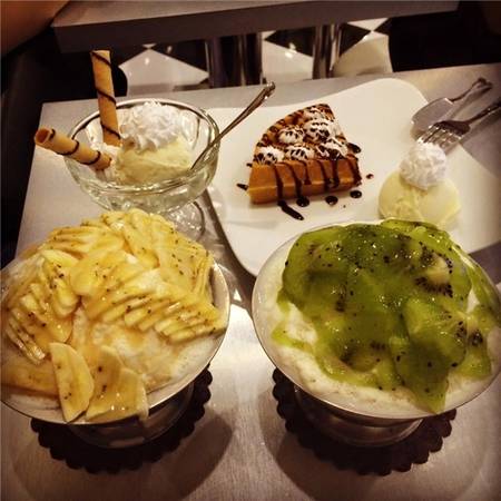 Bingsu kem tuyết tại quán ăn Ba Đình