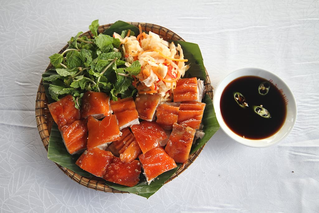 Thịt lợn cắp nách món ngon Sapa đặc sản