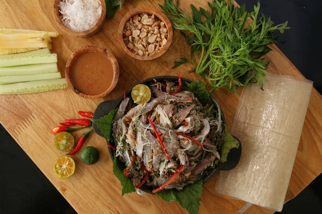 Gỏi cá trích món ngon Phú Quốc