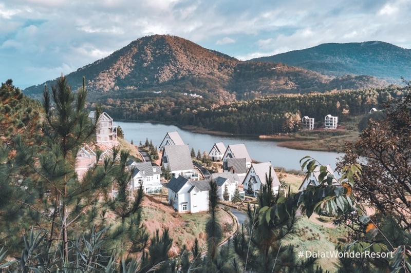 Đà Lạt Wonder resort view hồ Tuyền Lâm