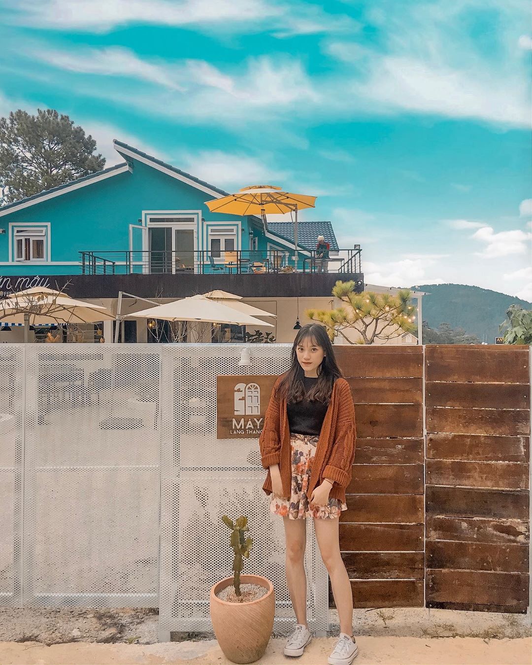 View săn mây quán cà phê Đà Lạt Mây coffee