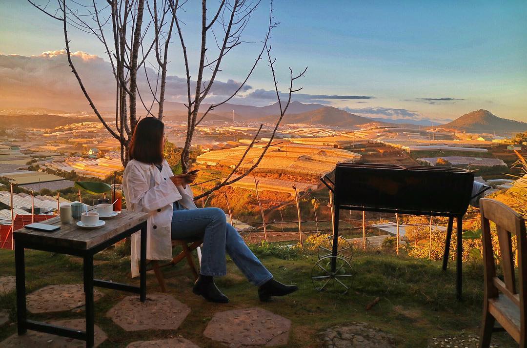 Hai Ả Homestay quán cafe view nhà kính Đà Lạt