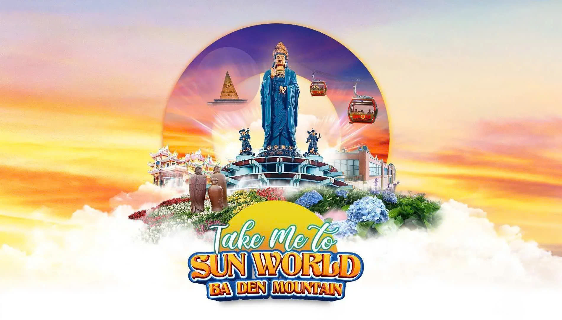 Vé cáp treo Sun World Núi Bà Đen Tây Ninh