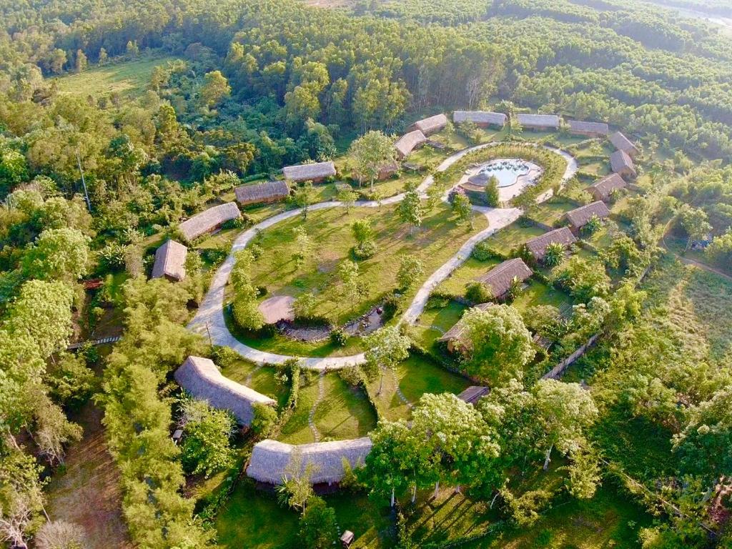 Không gian xanh mát tại Alba Wellness Valley by Fusion