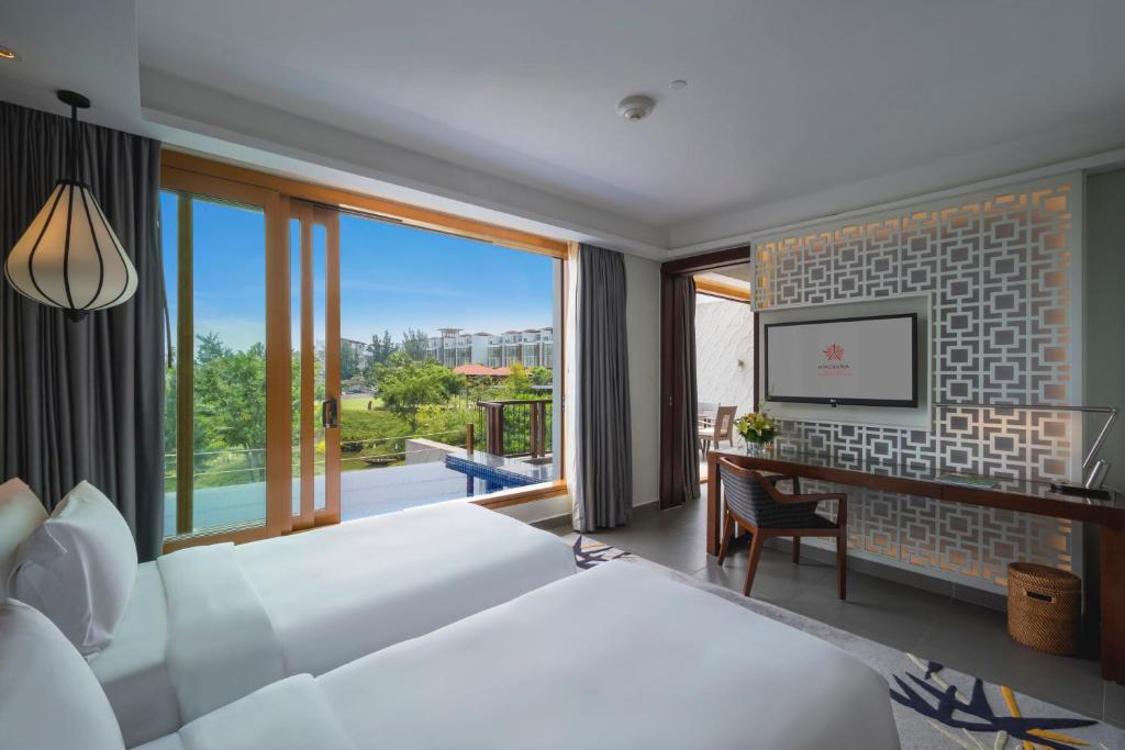 Phòng nghỉ hiện đại hướng biển
