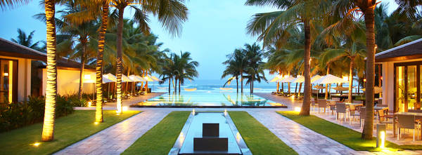 Không gian vườn tại resort Đà Nẵng Fusion Maia Không gian vườn tại resort Đà Nẵng Fusion Maia