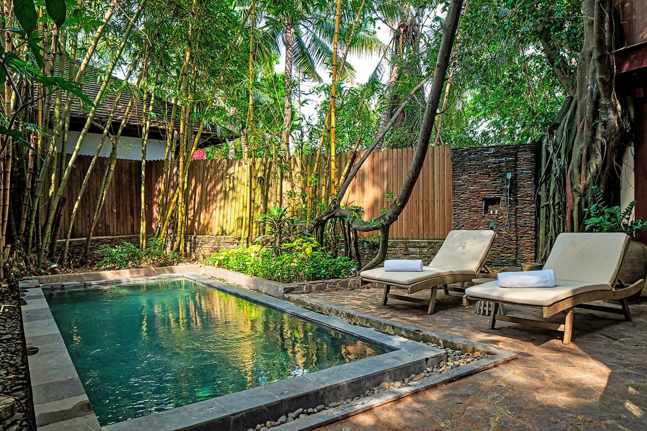 Không gian xanh mát của resort gần Sài Gòn Không gian xanh tại An Lâm Retreats resort gần Sài Gòn