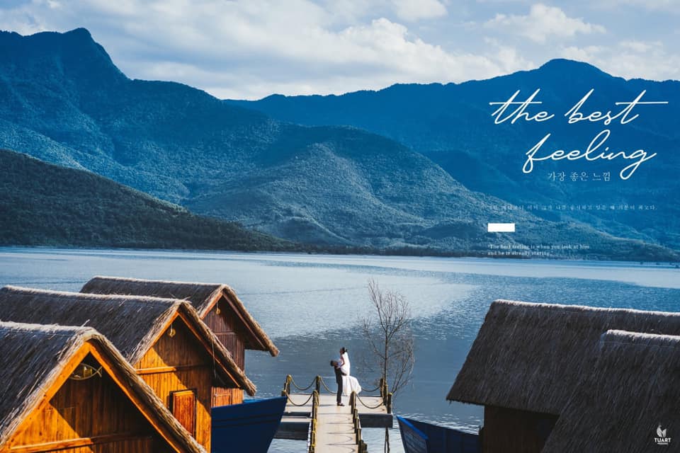 Nhà hàng VietPearl view đầm Lập An - địa điểm check in Huế
