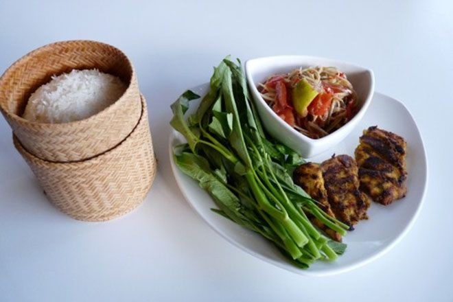 Xôi nếp trở thành món ăn quan trọng ở Lào