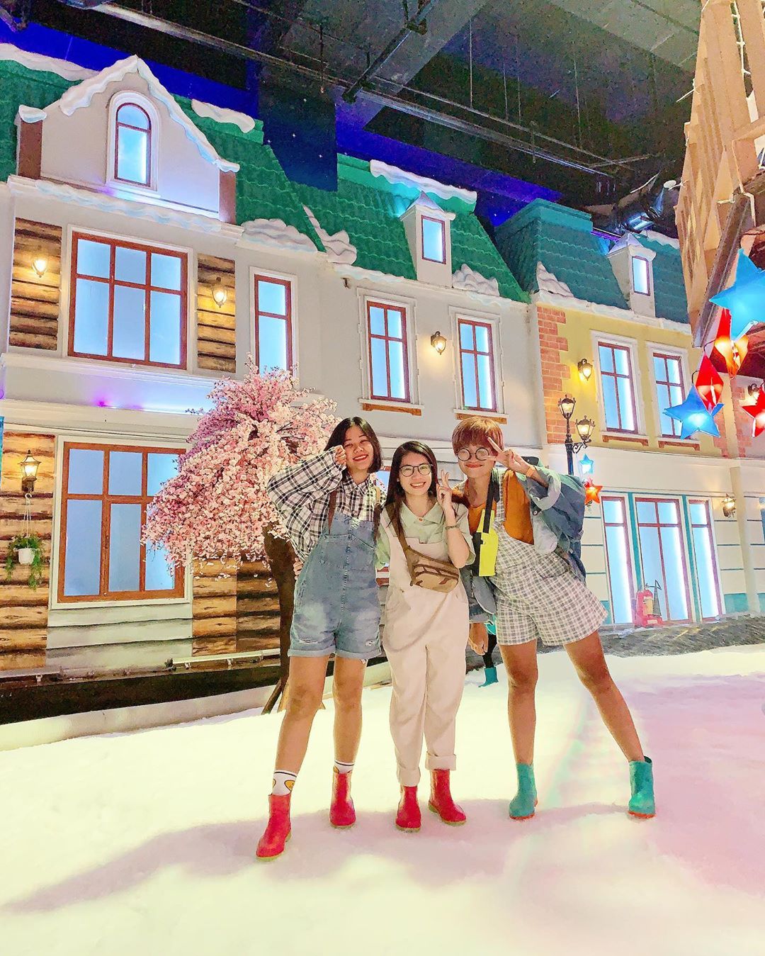 Không gian tuyết trắng tại Snow Town Sài Gòn