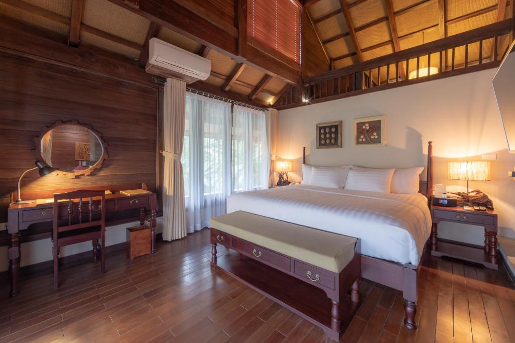 Phòng nghỉ Meliá Ba Vì mang nét mộc mạc hòa cùng thiên nhiên