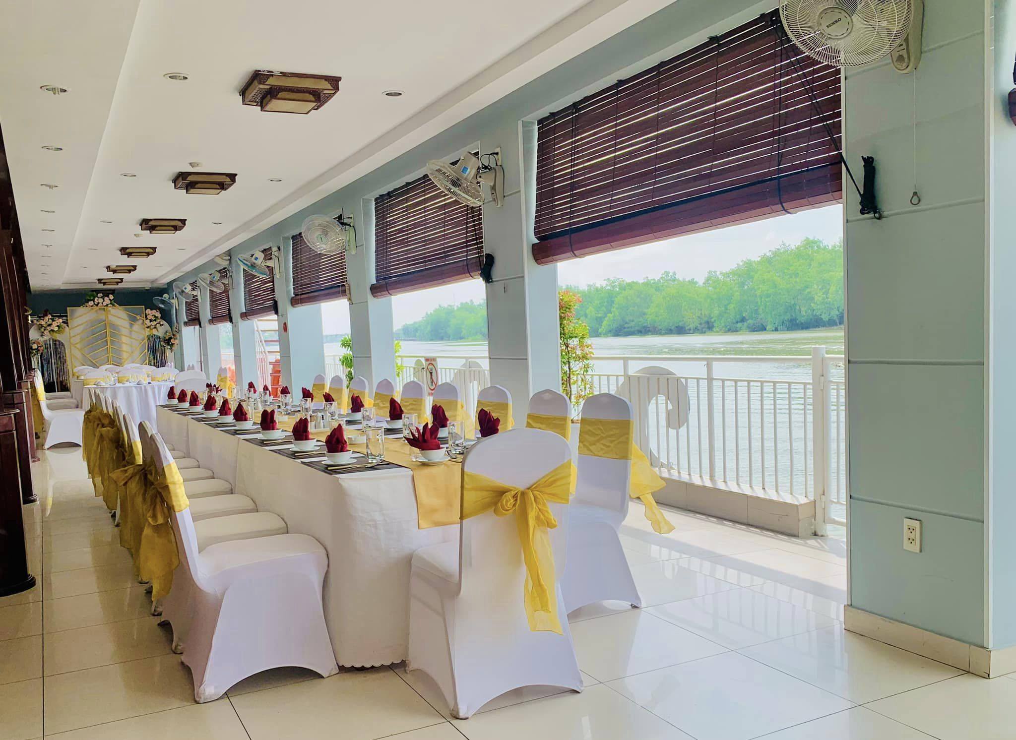 Không gian nhà hàng TTC Bến Tre rộng thoáng
