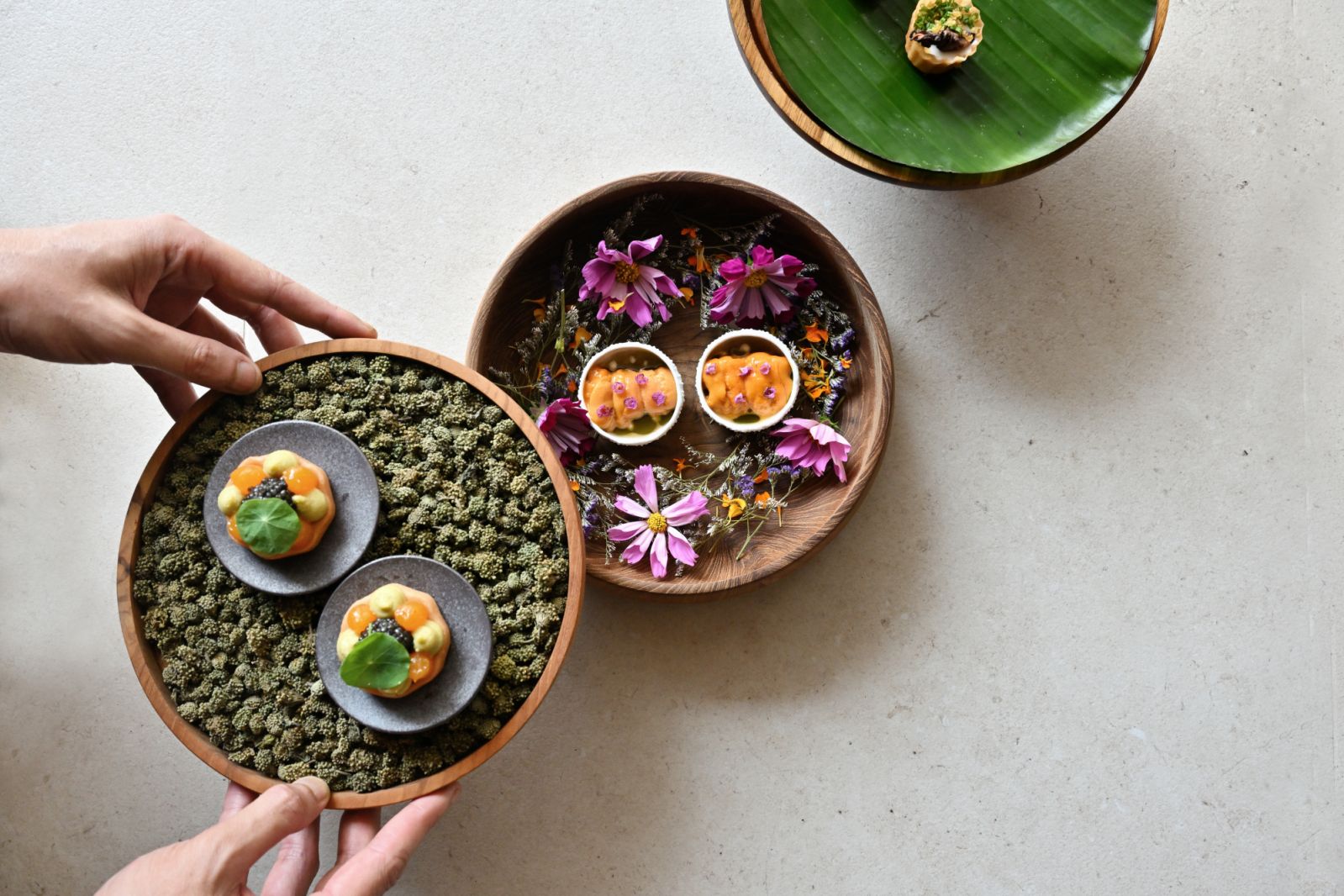 Nguyên liệu tại nhà hàng Fiz Singapore