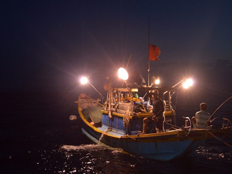 Câu mực đêm Mũi Né du lịch Phan Thiết