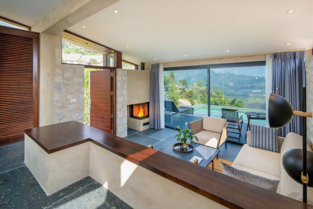 Phòng biệt thự hồ bơi Topas Ecolodge Sapa