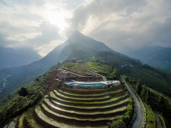 Hồ bơi vô cực Sapa Topas Ecolodge chi tiết Hồ bơi vô cực Sapa Topas Ecolodge chi tiết