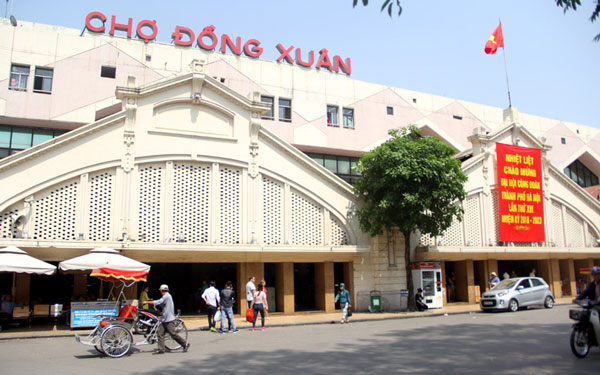 Chợ Đồng Xuân Hà Nội tour Miền Bắc 5N4Đ