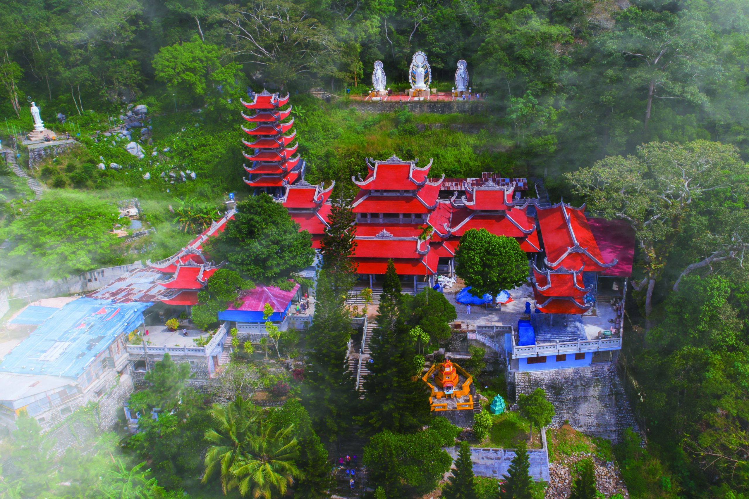 Toàn cảnh chùa Núi Tà Cú tour Phan Thiết 3N2Đ