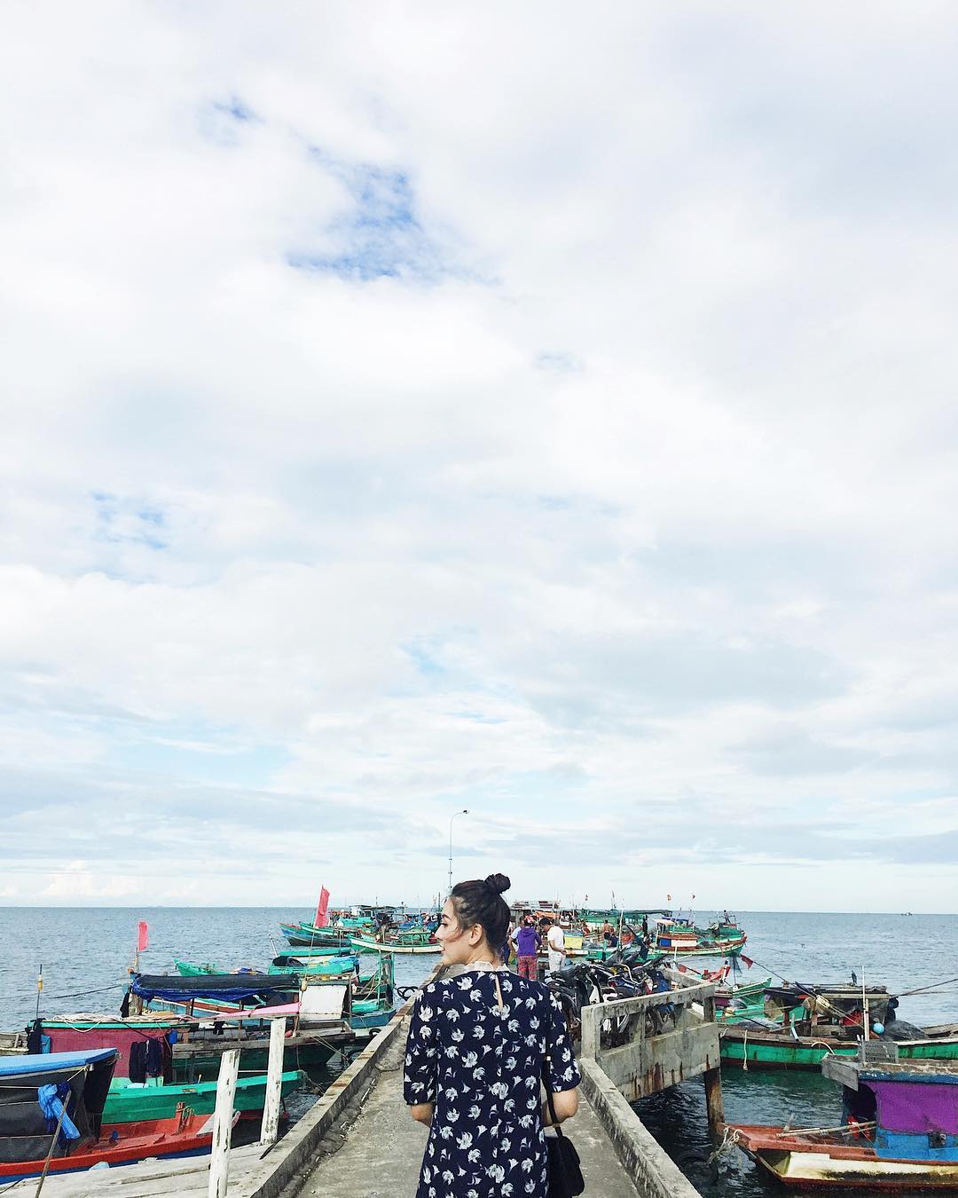 Làng Chài Hàm Ninh trong tour Phú Quốc 3N2Đ