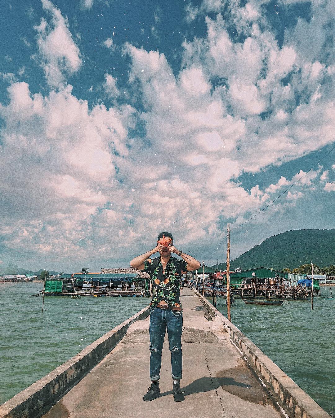 Làng chài Hàm Ninh trong tour Phú Quốc 4N3Đ