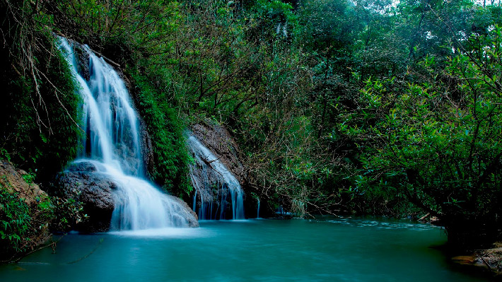 Thác Dải Yếm trong tour Tây Bắc 4N3Đ Thác Dải Yếm Sơn La tour Tây Bắc 4N3Đ